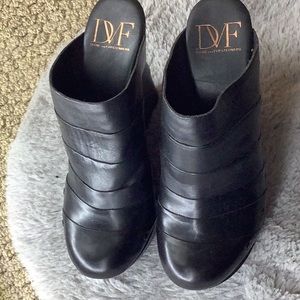 Platform DVF Leather Mules *SO COMFY*